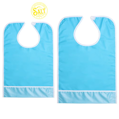 Large Waterproof Adult Bib - Reusable Terry Cloth for Seniors