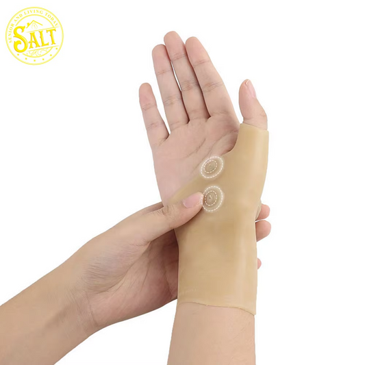 Magnetic Therapy Wrist & Thumb Support Gloves - Pain Relief & Massage