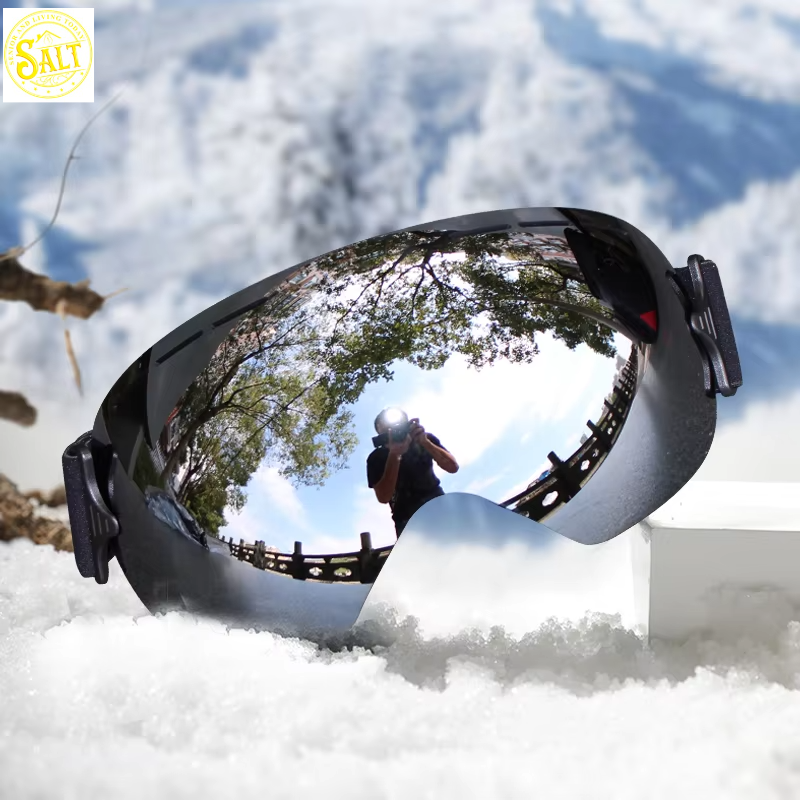 LIGHTWEIGHT Professional Ski Goggles Men UV400 Adult anti-fog Snowboard Skiing Glasses Women Ultra-light Winter Snow Eyewear