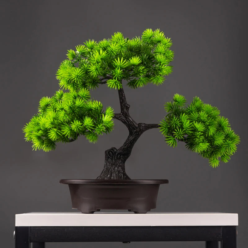 Artificial Pine Bonsai Tree for Home & Desktop Decoration