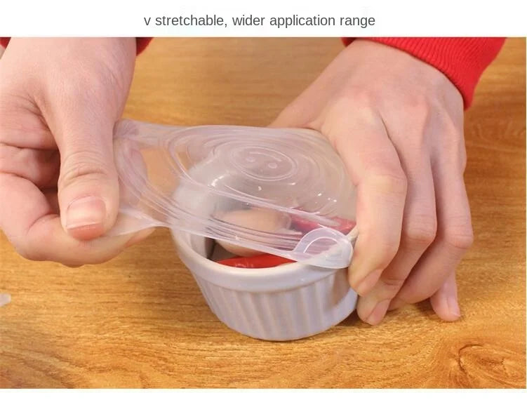 Reusable Silicone Stretch Lids – Keep Food Fresh, Eco-Friendly Kitchen Solution