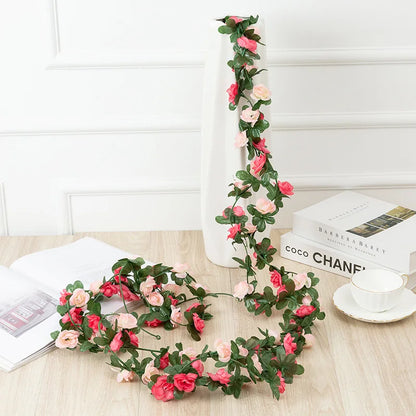 Artificial Rose Garland | Wedding  Home wall Decor