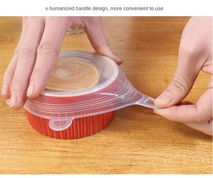 Reusable Silicone Stretch Lids – Keep Food Fresh, Eco-Friendly Kitchen Solution