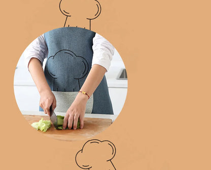 Thick Anti-Fouling Kitchen Apron | BBQ & Baking Apron for Women