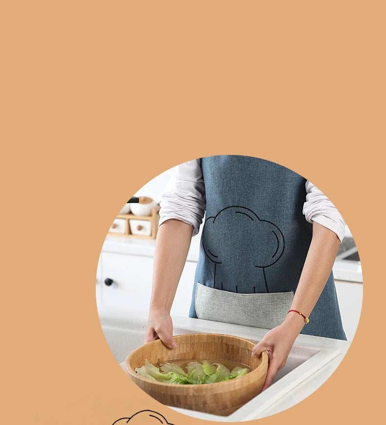 Thick Anti-Fouling Kitchen Apron | BBQ & Baking Apron for Women