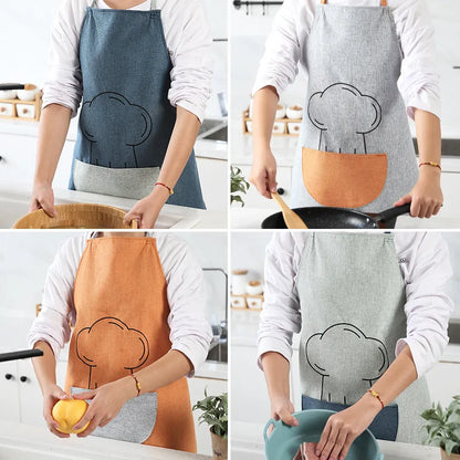 Thick Anti-Fouling Kitchen Apron | BBQ & Baking Apron for Women