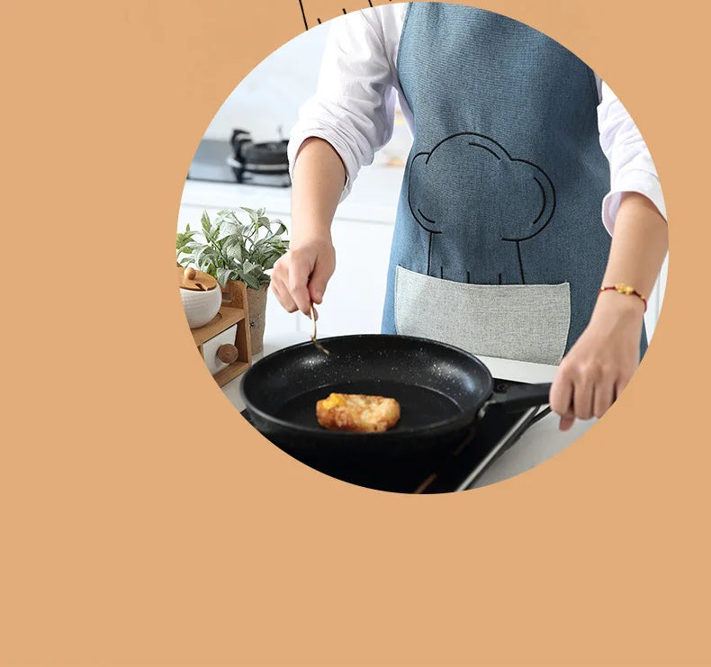 Thick Anti-Fouling Kitchen Apron | BBQ & Baking Apron for Women