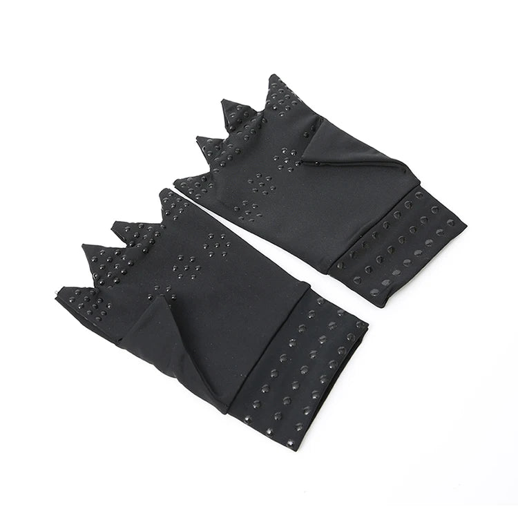 Magnetic Therapy Fingerless Gloves - Arthritis Pain Relief & Hand Care