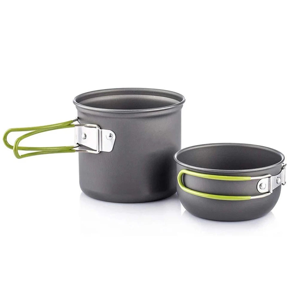 Camping Cookware Kit – Stove, Pots, Utensils for Outdoor Cooking