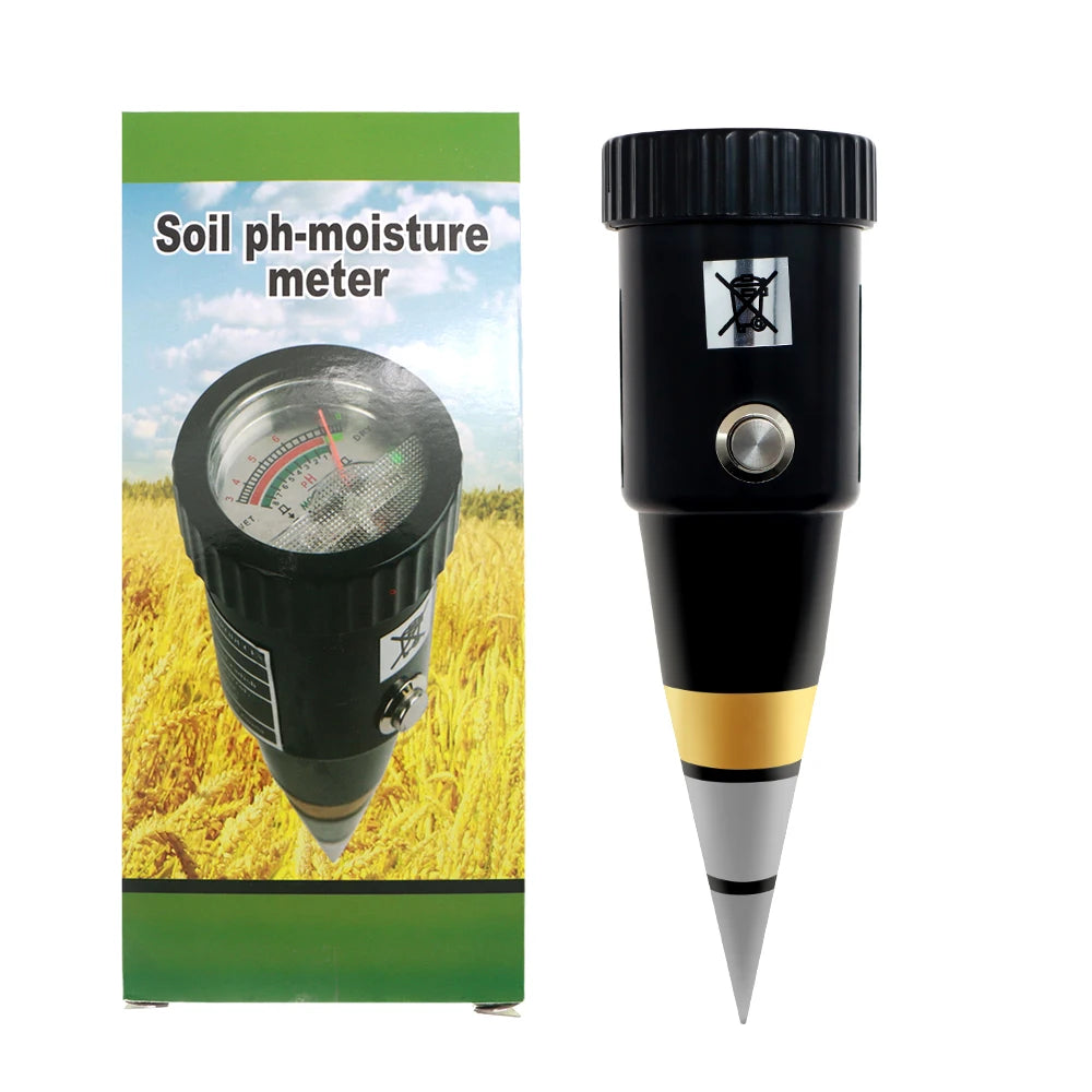 5-in-1 Soil PH Meter | Moisture, Temperature, Sunlight Tester