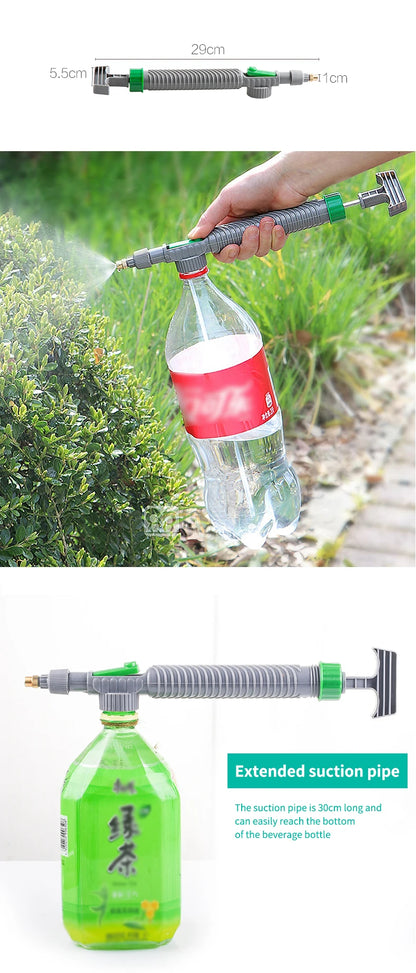 High Pressure Manual Sprayer with Adjustable Nozzle – Perfect for Gardening & Agriculture