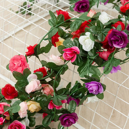 Artificial Rose Garland | Wedding  Home wall Decor