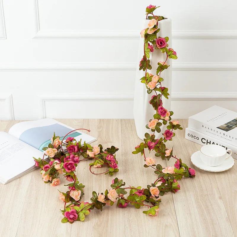 Artificial Rose Garland | Wedding  Home wall Decor