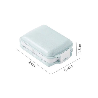 Weekly Pill Box 8 Grids Medicine Organizer Tablet Storage Box Travel Pill Case Drug Dispenser Container Health Care Portable