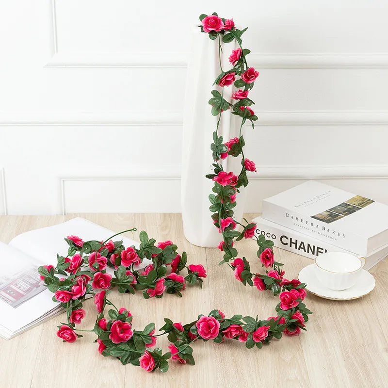 Artificial Rose Garland | Wedding  Home wall Decor