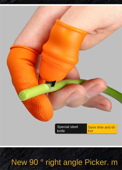 Silicone Thumb Knife Protector | Vegetable Harvesting Tool