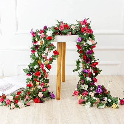 Artificial Rose Garland | Wedding  Home wall Decor