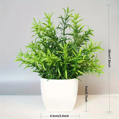 Artificial Potted Plant | Desktop Home & Office Decor