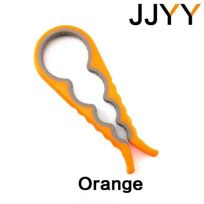 JJYY Multi-functional 4-in-1 Can and Jar Lid Screwer Non-slip Twist Bottle Opener Multifunctional Can and Jar Opener Kitchenware