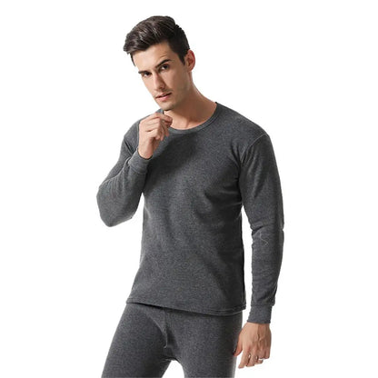 Thermal Underwear Set for Men - Soft Fleece Lined Top & Bottom