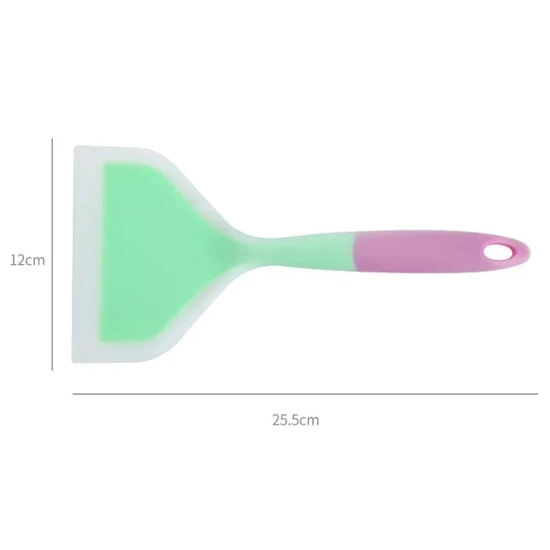 Dual-Color Silicone Spatula | Non-Stick & Heat-Resistant Kitchen Tool