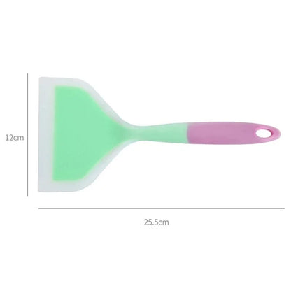 Dual-Color Silicone Spatula | Non-Stick & Heat-Resistant Kitchen Tool