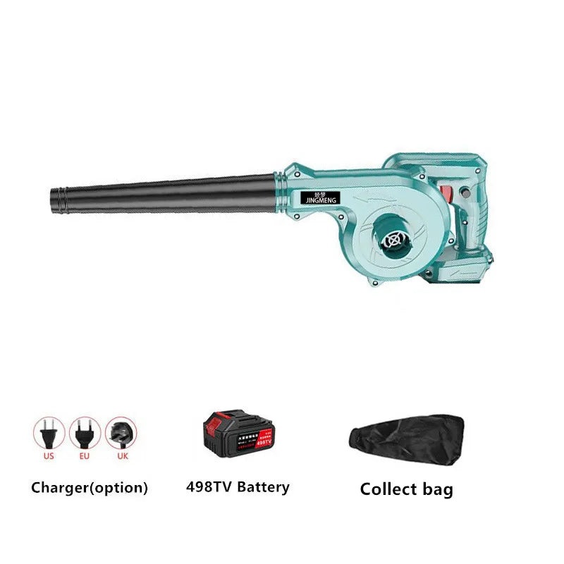 Cordless Electric Air Blower & Vacuum Cleaner for Garden & Computer Dust