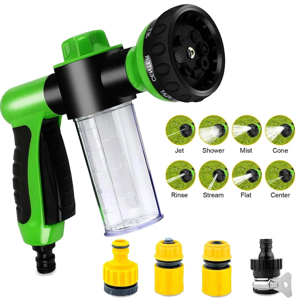 8-in-1 Dog Shower Sprayer | High-Pressure Pet Bath & Garden Tool