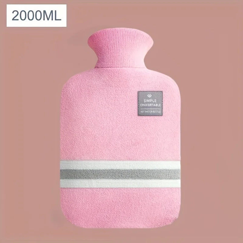 1000/2000Ml Hot Water Bottles Bag Water-filling Hot-water Bag for Female Warm Belly Hands and Feet Keep Hand Warmer Hot WaterBag