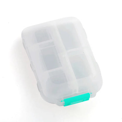 Tcare Travel Pill Organizer Moisture Proof Pills Box for Pocket Purse Daily Pill Case Portable Medicine Vitamin Holder Container