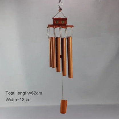 Handmade Tubes Bamboo Bell Natural Wind Chimes  Indoors Pendant Balcony Home Hotel Decor Outdoor Yard Garden Windchime Crafts