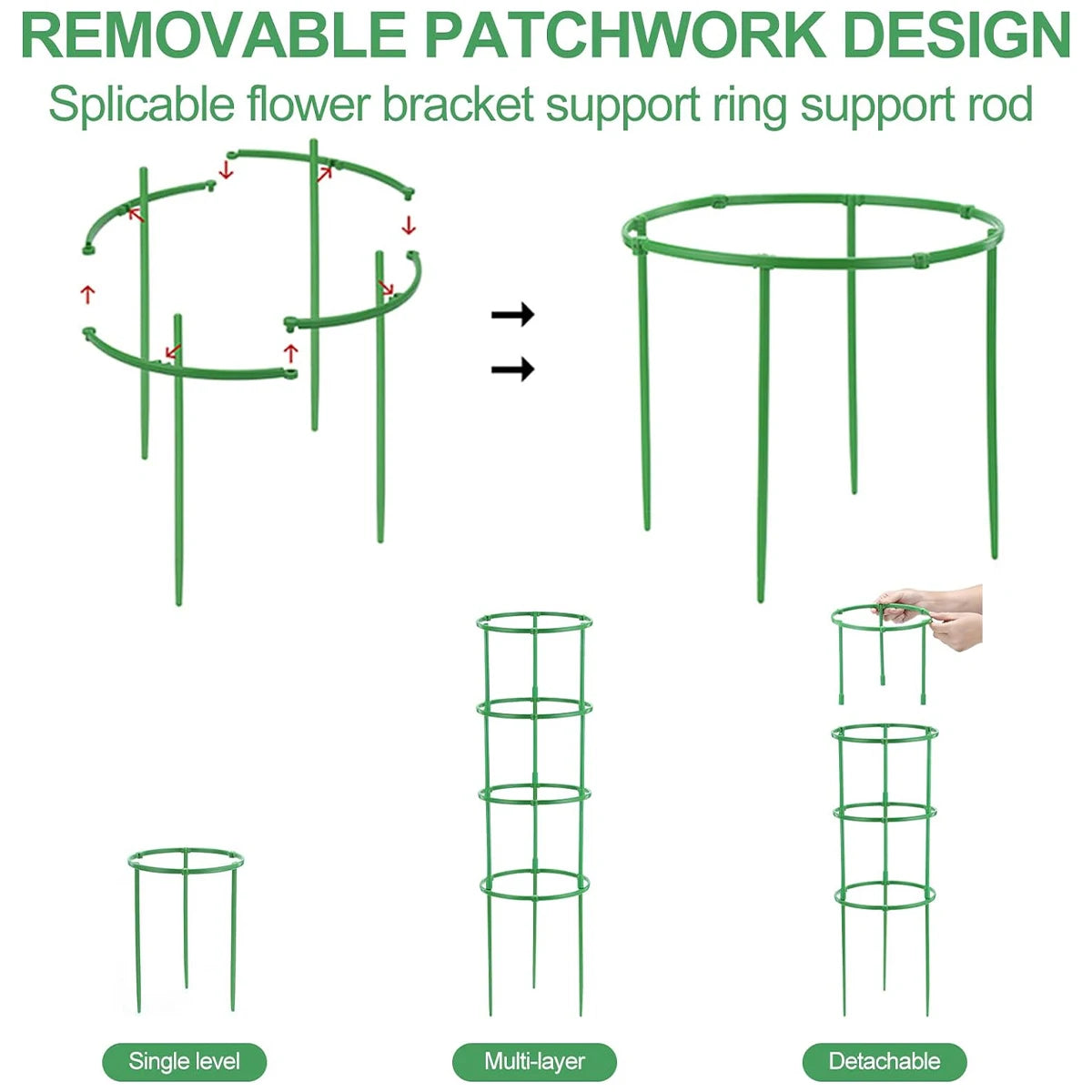 Semicircle Vine Climbing Bracket | Durable Plant Support