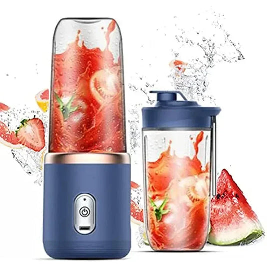 Portable Electric Juicer – Stainless Steel Blade Smoothie Blender Cup