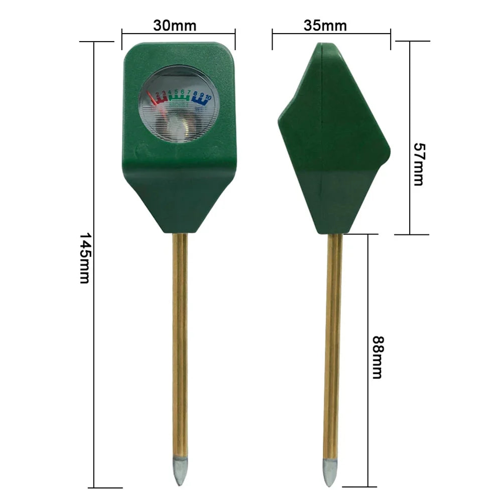 10-1pc Mini Soil Moisture Sensor Meter Probe Gardening Plant Flower Water Analyzer Test Portable Detector Metal Hygrometer Tool