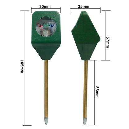 10-1pc Mini Soil Moisture Sensor Meter Probe Gardening Plant Flower Water Analyzer Test Portable Detector Metal Hygrometer Tool