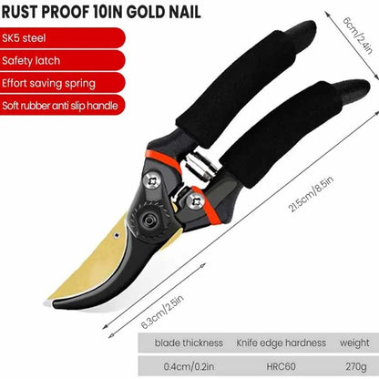 Heavy Duty Pruning Shears | Ultra Sharp Garden Tools