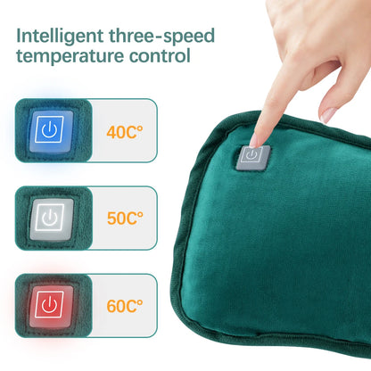 USB Rechargeable Hand Warmer | 3 Heat Levels, Soft & Portable