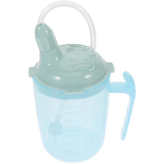 Elderly Care Cup Drinking with Straw Lid Disabled Products for Adults Feeding Patient Hospital and Bedridden Cups