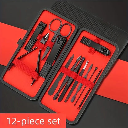 7-24pcs Nail Clippers Kit | Ultra Sharp Stainless Steel Tools