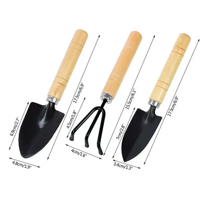 3Pcs Mini Garden Tool Set | For Plants, Pots, Cactus & Weeding