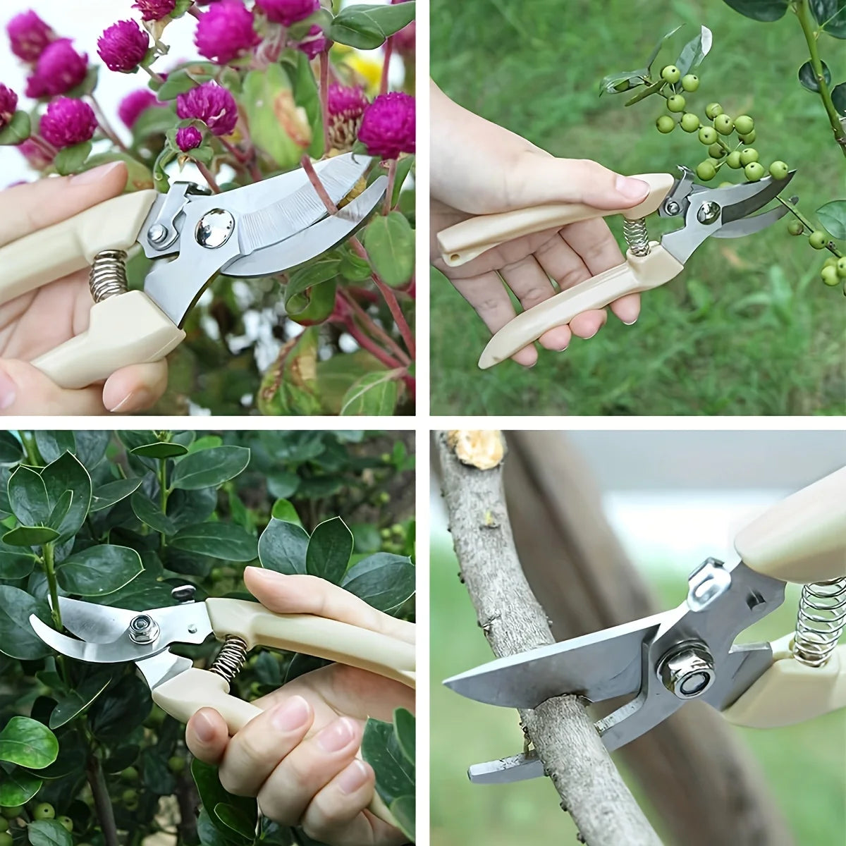 1/2pcs Garden Pruning Scissors Stainless Hand Tools Bonsai For Gardening Pruning Shear Scissor For Grafting Gardening Scissors