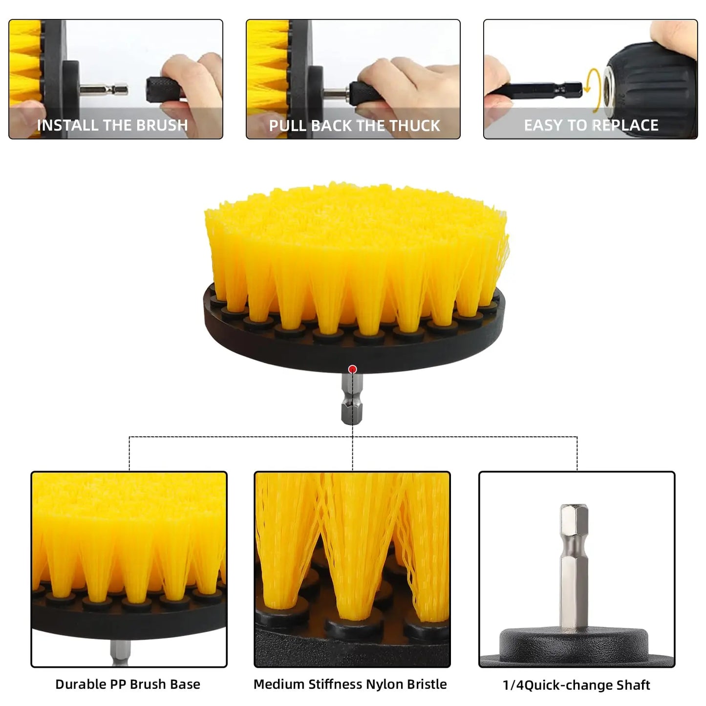 Drill Brush Set