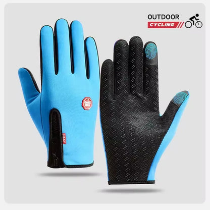 Men's Winter Cycling Gloves Touchscreen Waterproof Thermal Non-Slip