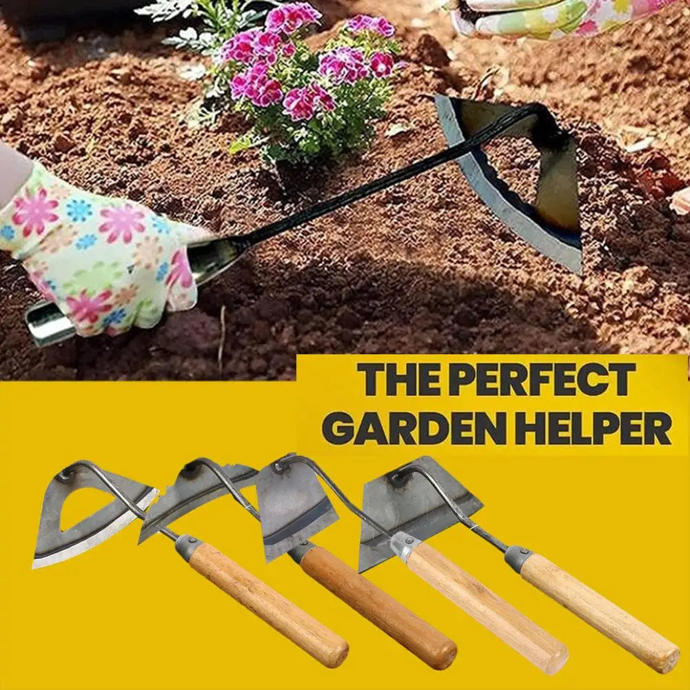 Hollow Hoe Handheld Weeding Rake | Perfect for Planting & Loosening Soil