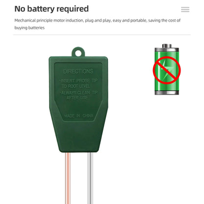 5-in-1 Soil PH Meter | Moisture, Temperature, Sunlight Tester