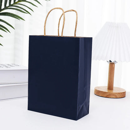 10/30/50Party Gift Bag Recyclable Kraft Paper Shopping Bag Christmas Day Wedding Candy Gift Bag Delivery Packaging Handbag