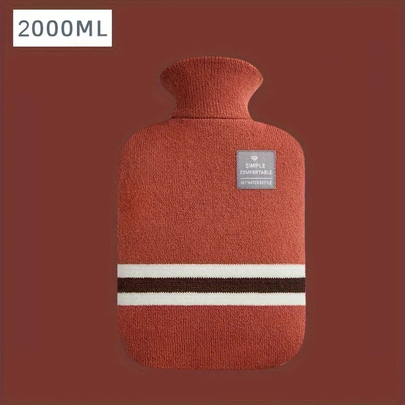 1000/2000Ml Hot Water Bottles Bag Water-filling Hot-water Bag for Female Warm Belly Hands and Feet Keep Hand Warmer Hot WaterBag