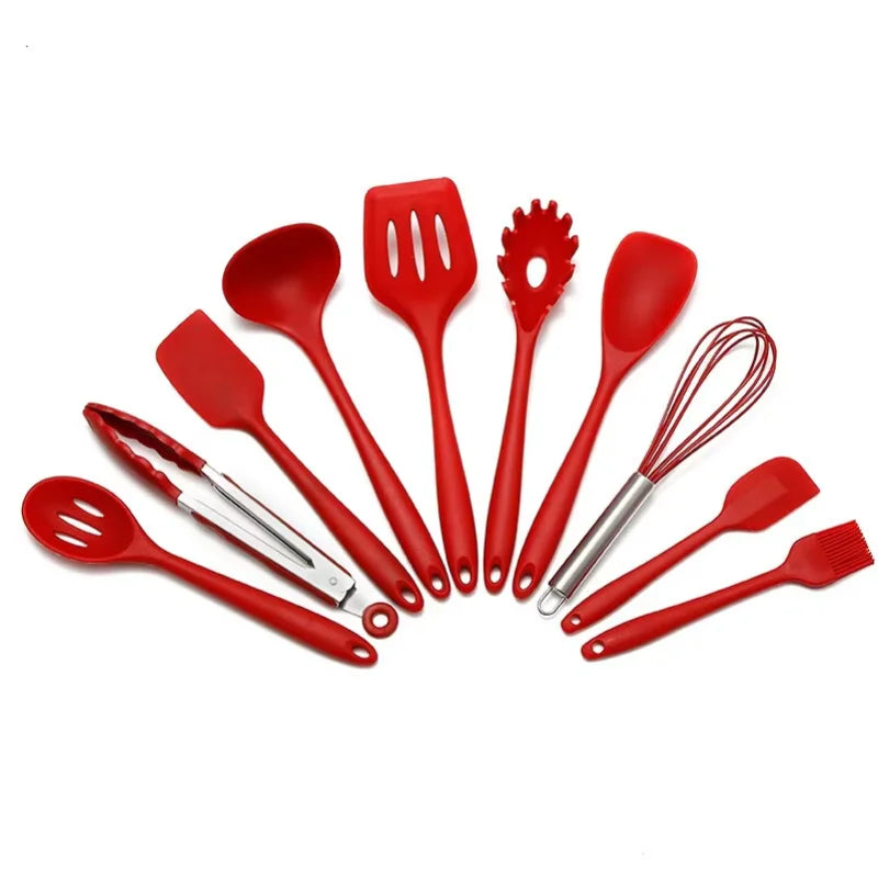 Silicone Cookware Set – Shovel, Spoon, Scraper for Kitchen & Baking