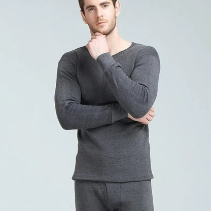 Winter Thermal Underwear Long Johns for Men - Warm Tops & Pants Set