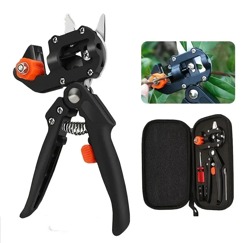 1 Set Professional Farming Pruning Shears Grafting Scissor Garden Fruit Tree Secateurs Pruning Cutting Knife Tool Hand Tools